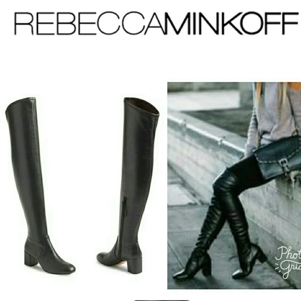 Rebecca Minkoff | Lauren Vegan Leather Over the Knee Boot size 7.5